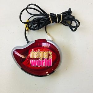 VINTAGE DESIGNERS WORLD TV GAME W/WIRELESS REMOTE